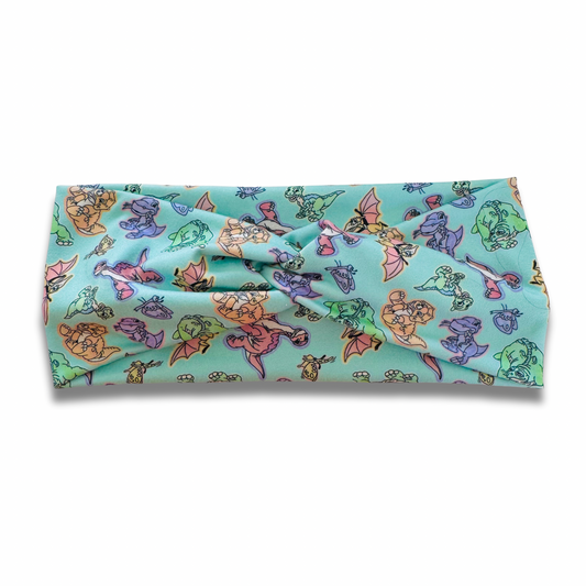 Famous Dinos Sweetheart Headband (or removable tie option) Sewing Sweethearts Sweetheart