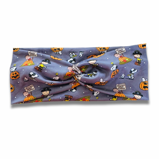 Spooky Peanuts Sweetheart Headband (or removable tie option) Sewing Sweethearts Sweetheart