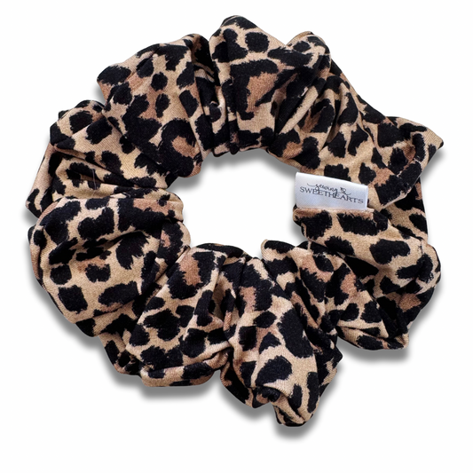 Leopard Scrunchie Sewing Sweethearts