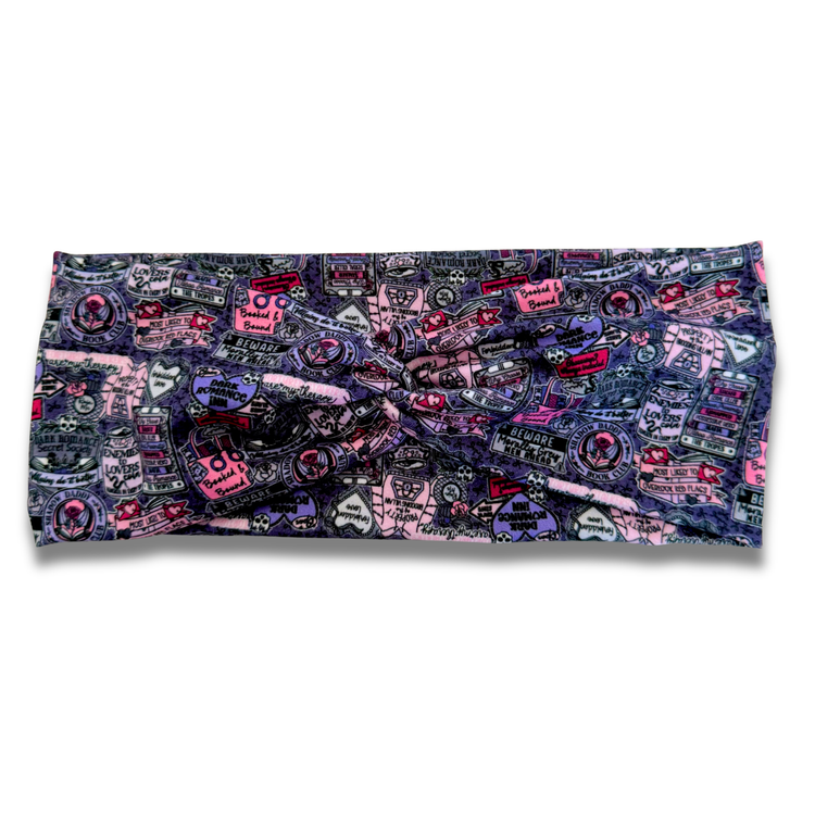Forbidden Love Sweetheart Headband (or removable tie option) Sewing Sweethearts Sweetheart