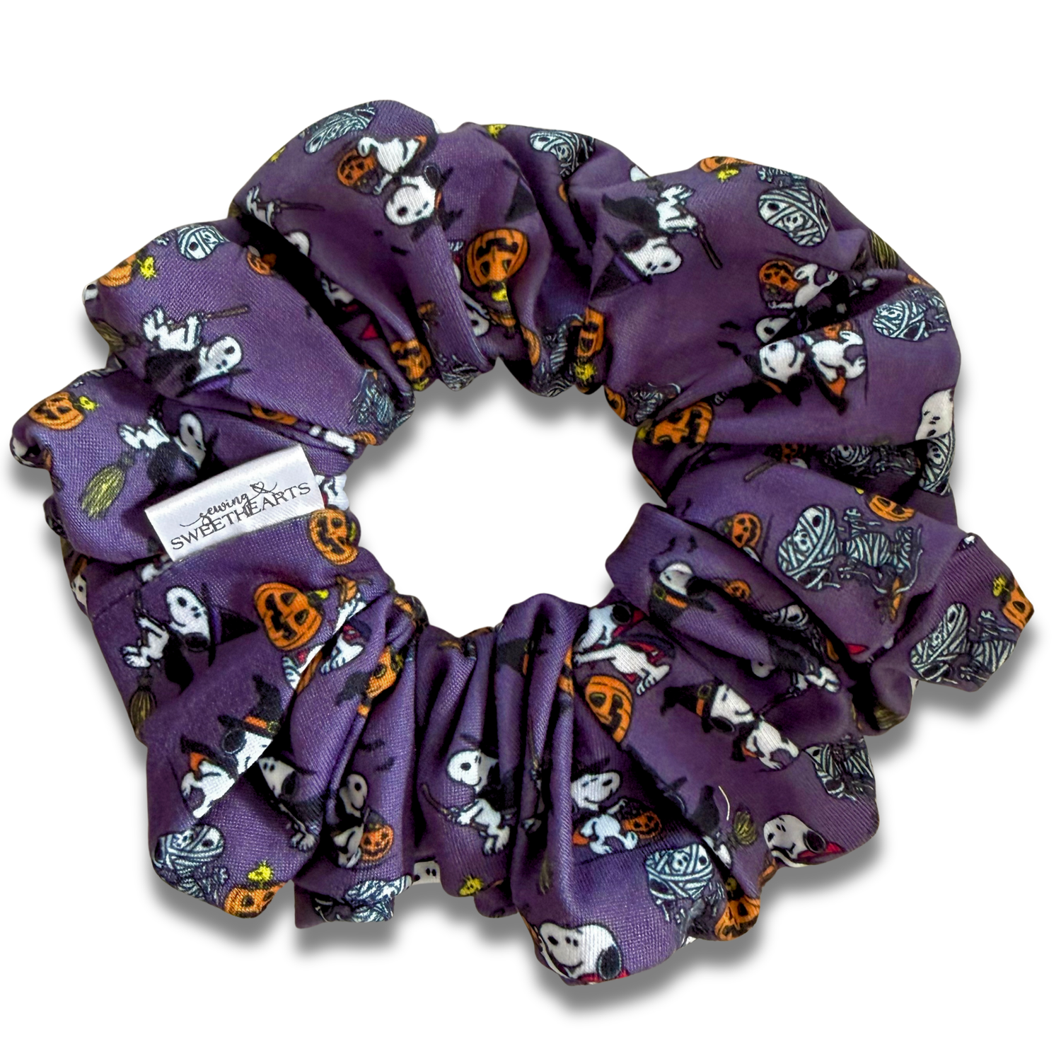 Peanuts Halloween Dog Scrunchie Sewing Sweethearts