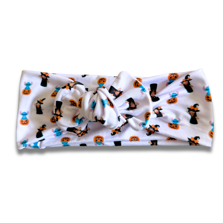 Blue Alien Halloween Sweetie Headband