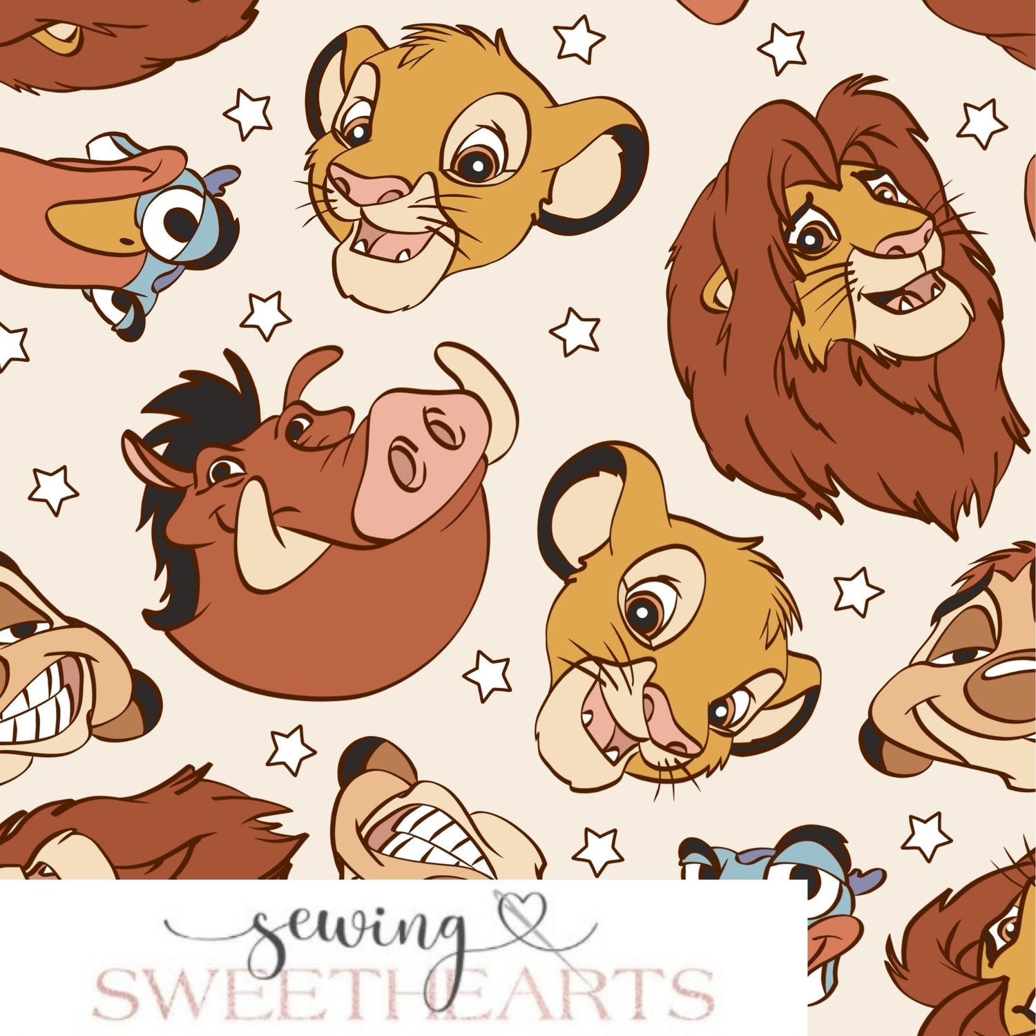 Lions Minky Blanket PREORDER (~4 weeks before shipping) Sewing Sweethearts