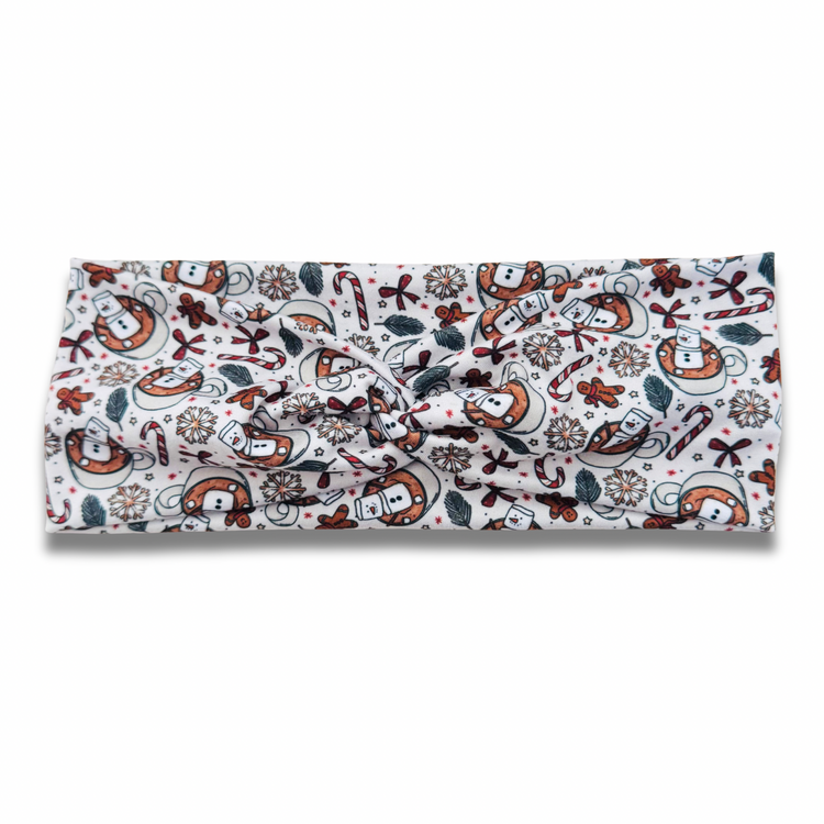 Hot Cocoa Sweetheart Headband (or removable tie option) Sewing Sweethearts Sweetheart