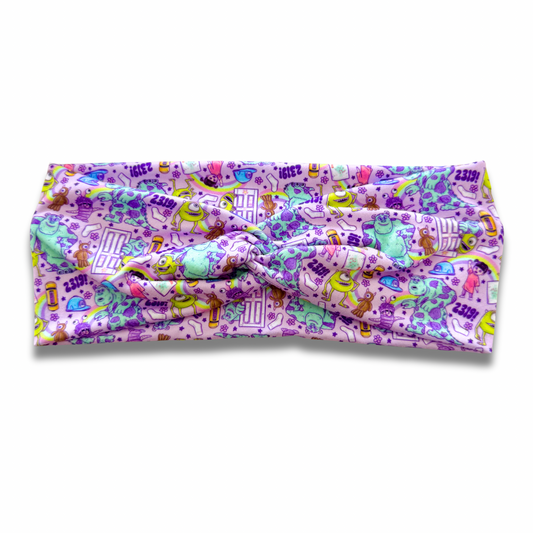 Monsters Sweetheart Headband (or removable tie option) Sewing Sweethearts Sweetheart