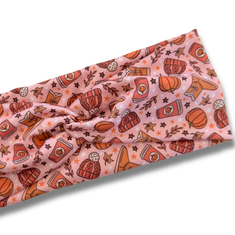Fall Girl Sweetheart Headband (or removable tie option) Sewing Sweethearts