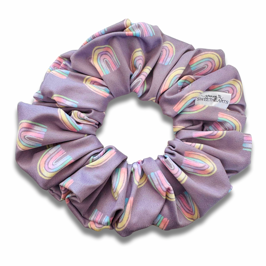 Rainbows Scrunchie Sewing Sweethearts