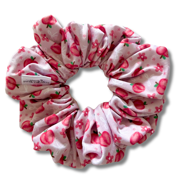 Peaches Scrunchie Sewing Sweethearts
