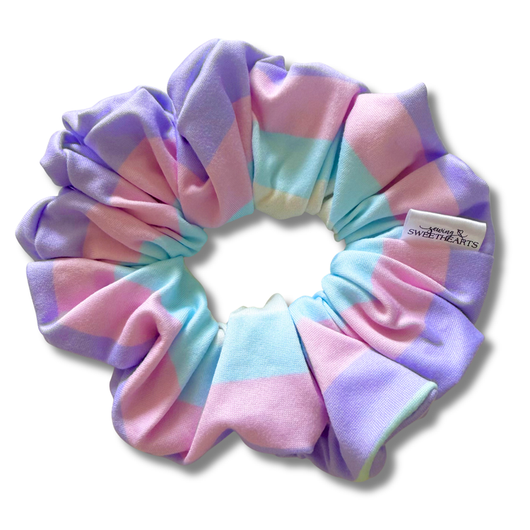 Pastel Stripes Scrunchie Sewing Sweethearts