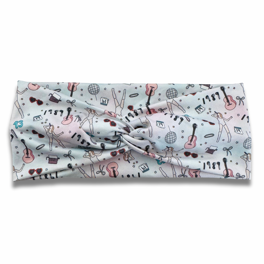 1989 Sweetheart Headband (or removable tie option) Sewing Sweethearts Sweetheart