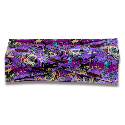 4th Wing (v.2) Sweetheart Headband (or removable tie option) Sewing Sweethearts Sweetheart