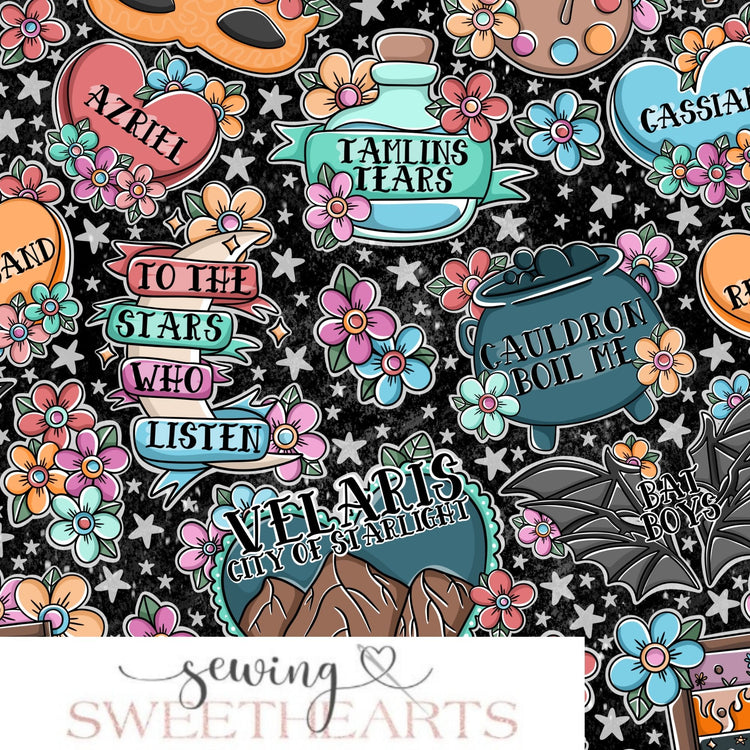 A Court Of Minky Blanket PREORDER (~4 weeks before shipping) Sewing Sweethearts