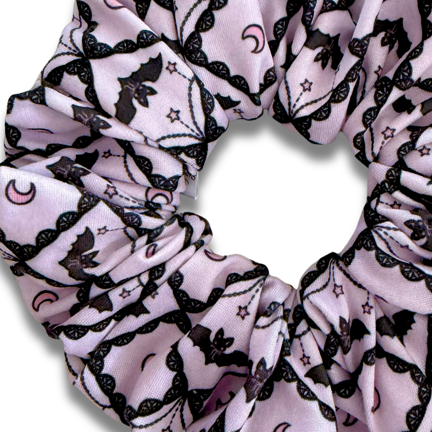 Moonlit Bats Scrunchie Sewing Sweethearts