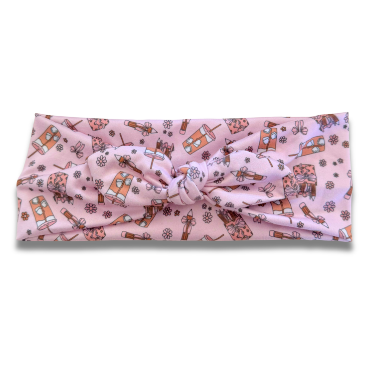 Educator Sweetheart Headband (or removable tie option) Sewing Sweethearts Sweetheart with Removable Tie