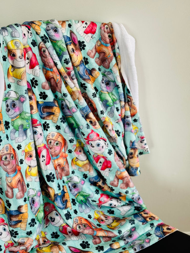 Famous Pups Minky Blanket PREORDER (~4 weeks before shipping) Sewing Sweethearts