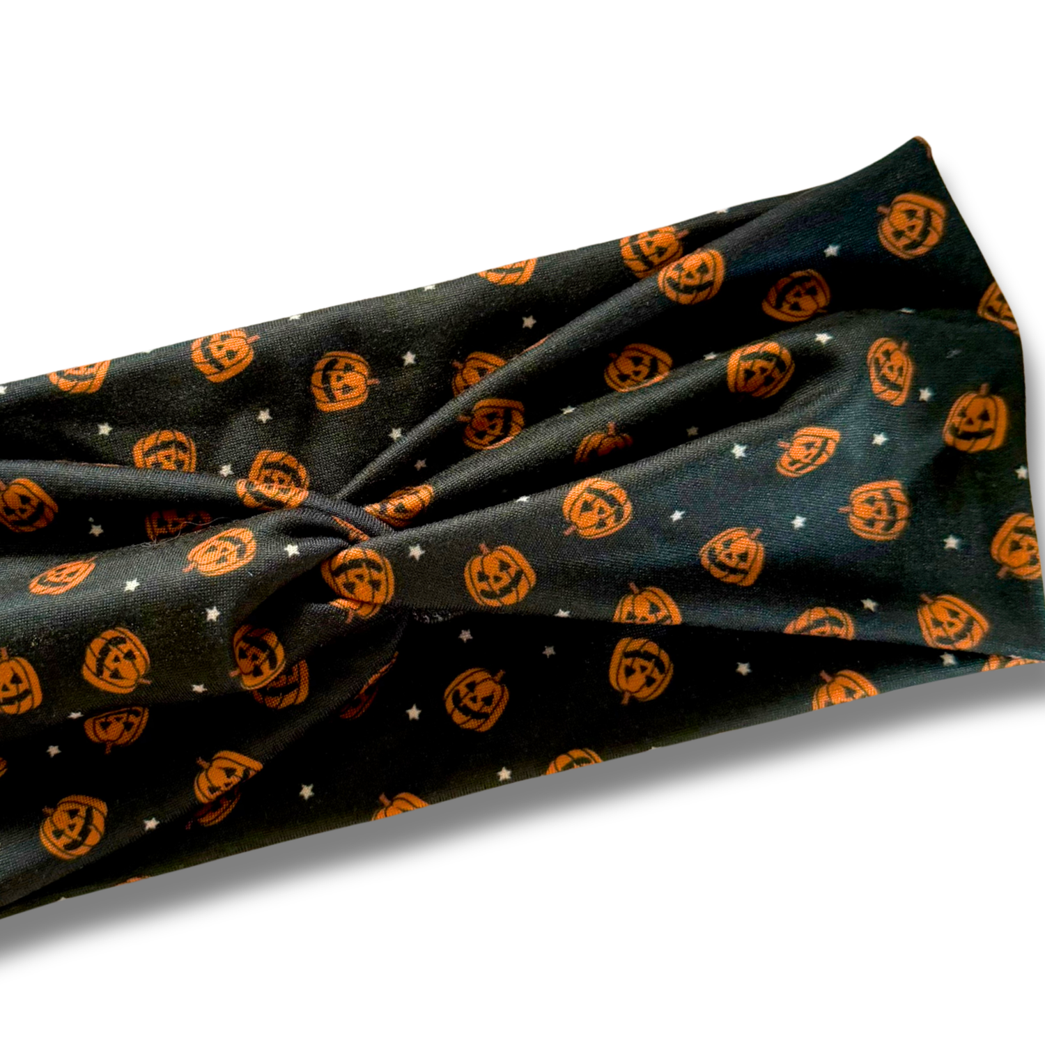 Jack O Lanterns Sweetheart Headband (or removable tie option) Sewing Sweethearts