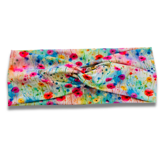 Water Painted Blooms Sweetheart (or removable tie option)  Sewing Sweethearts Sweetheart  