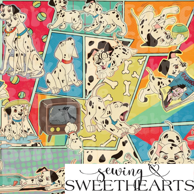 101 Dogs Minky Blanket PREORDER (~4 weeks before shipping)  Sewing Sweethearts   