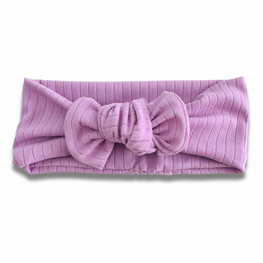 Light Purple Ribbed Sweetie Headband Sewing Sweethearts