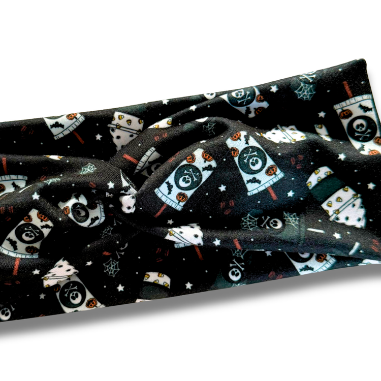Haunted Lattes Sweetheart Headband (or removable tie option) Sewing Sweethearts