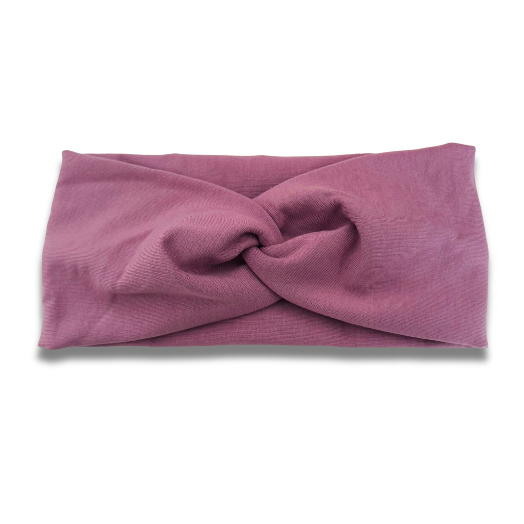 Mauve Bamboo Fleece Ear Warmer Sewing Sweethearts