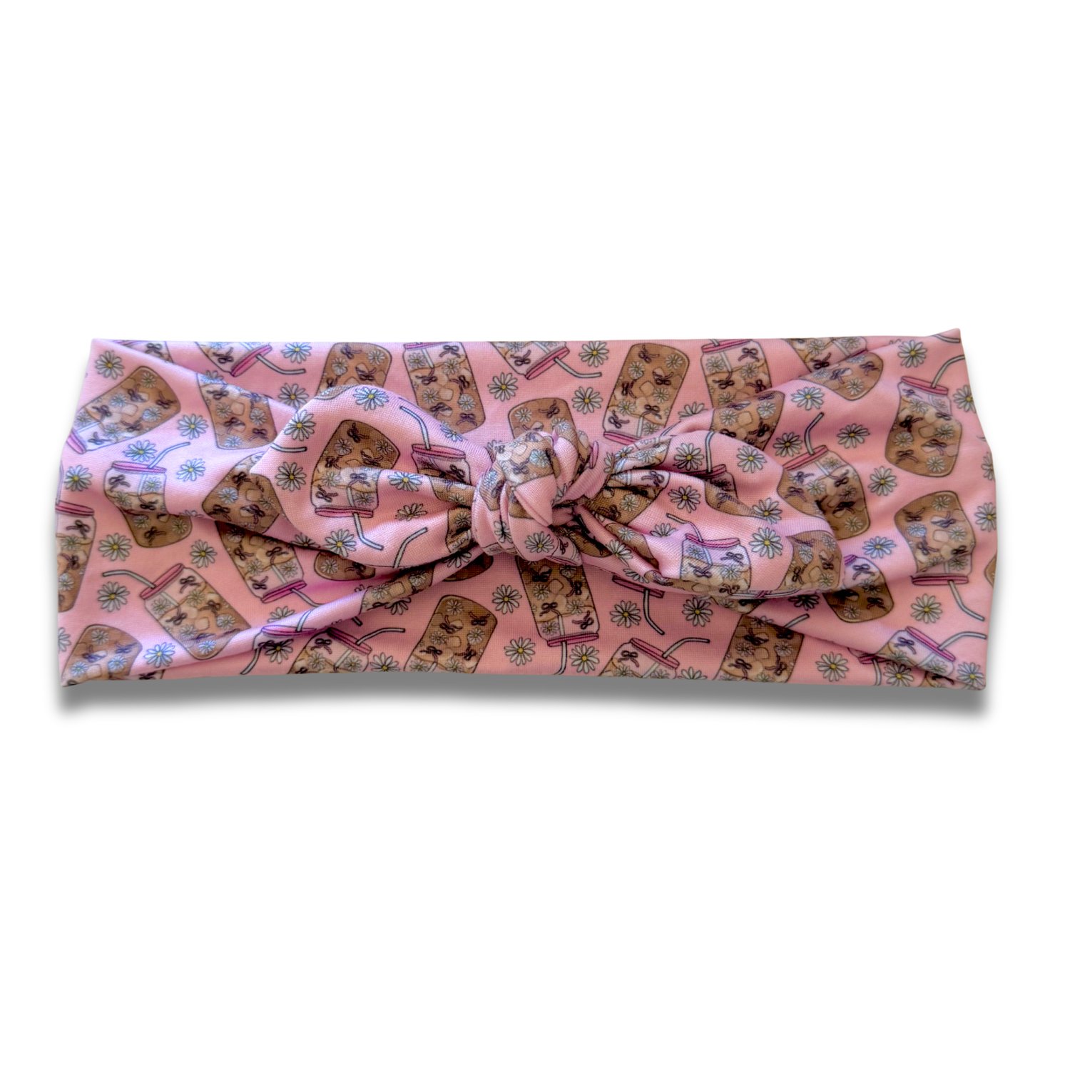 Iced Coffee Sweetheart Headband (or removable tie option) Sewing Sweethearts Sweetheart with Removable Tie