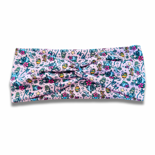 Glass Slipper Princess Sweetheart Headband (or removable tie option) Sewing Sweethearts Sweetheart