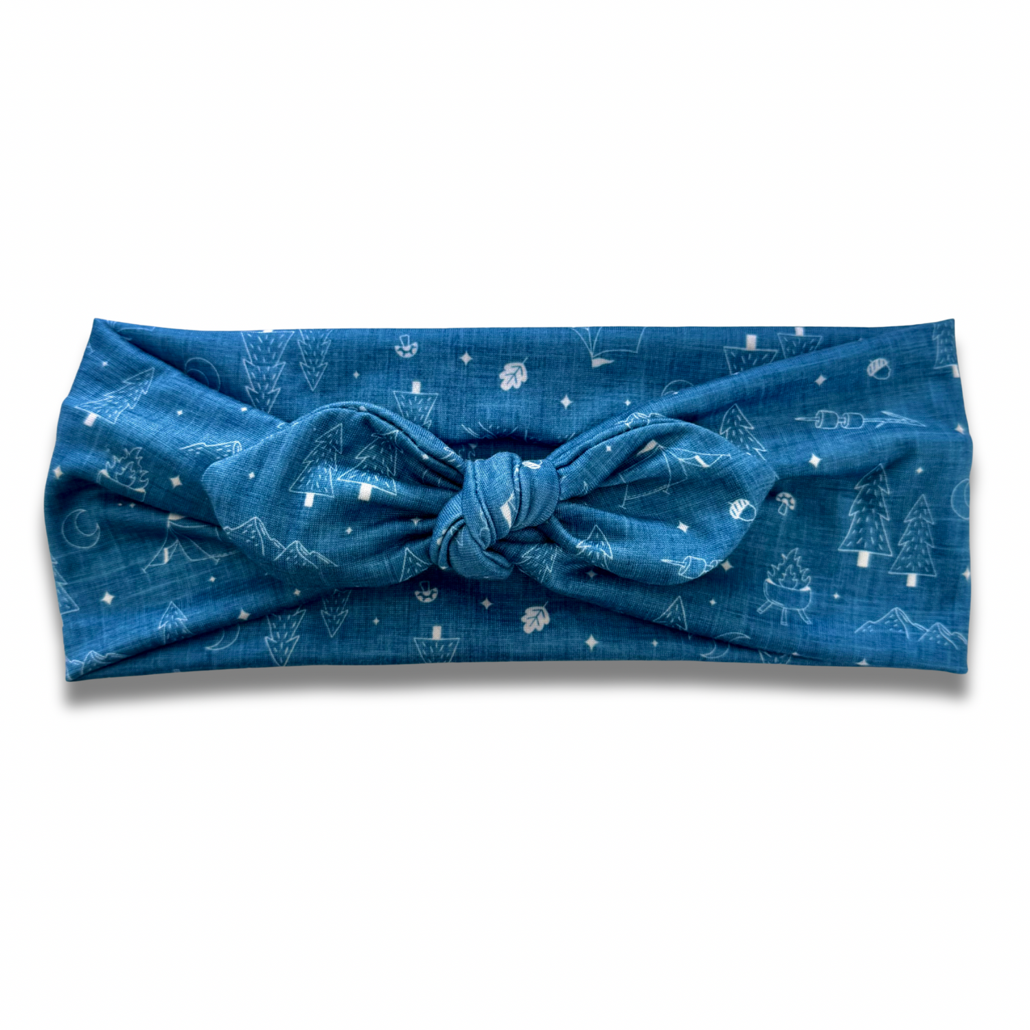 Camping Sweetheart Headband (or removable tie option) Sewing Sweethearts Sweetheart with Removable Tie