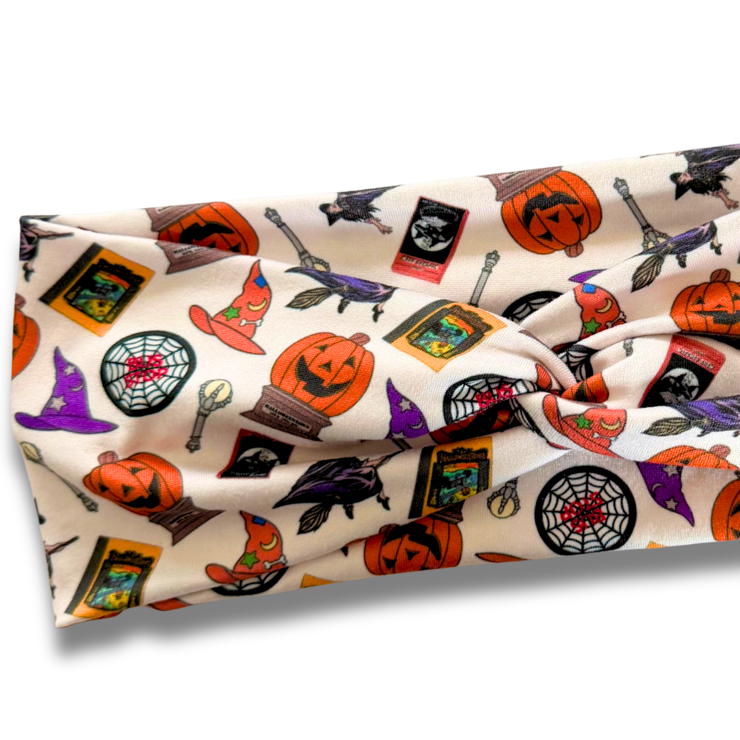 Halloween University Sweetheart Headband (or removable tie option) Sewing Sweethearts