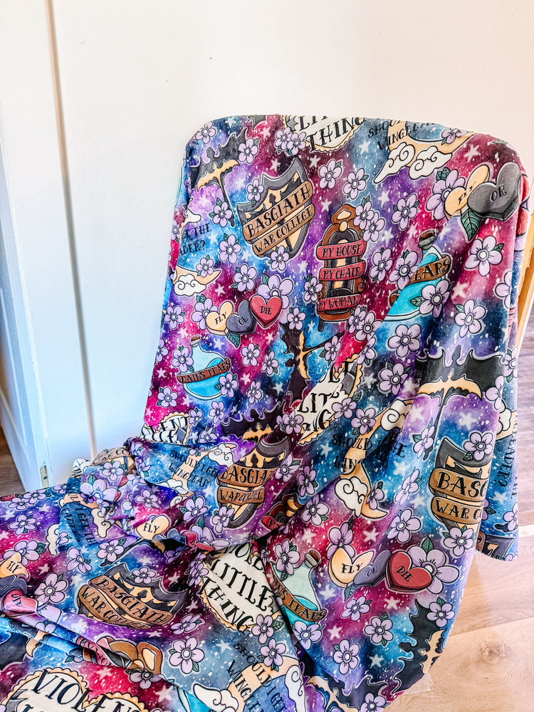 4th Wing Minky Blanket PREORDER (~4 weeks before shipping) Sewing Sweethearts