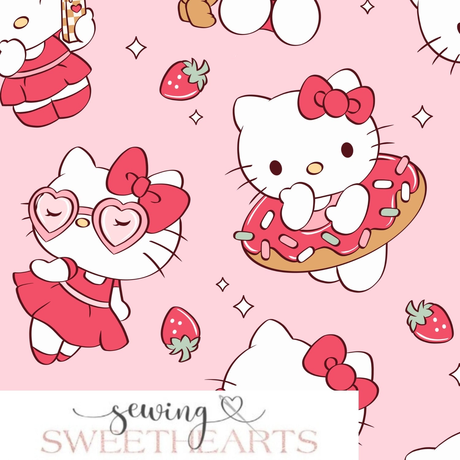 Kitty Minky Blanket PREORDER (~4 weeks before shipping) Sewing Sweethearts