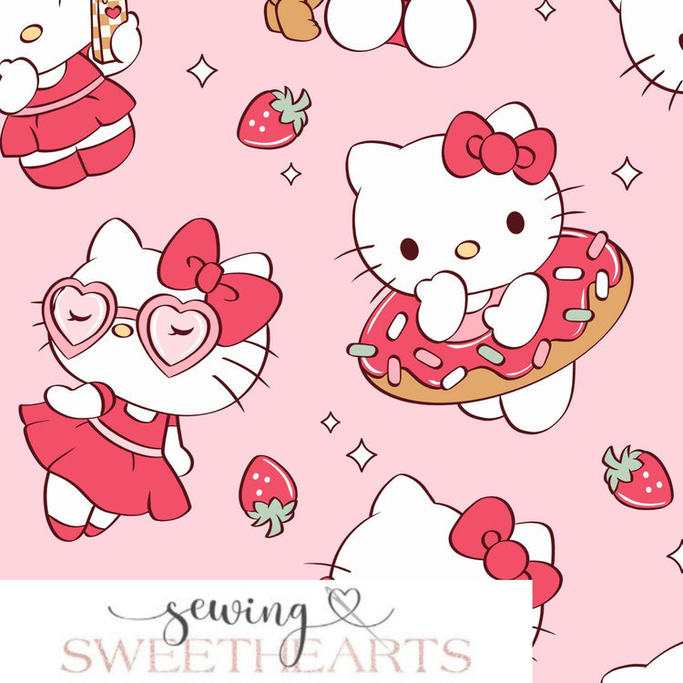 Kitty Minky Blanket PREORDER (~4 weeks before shipping) Sewing Sweethearts