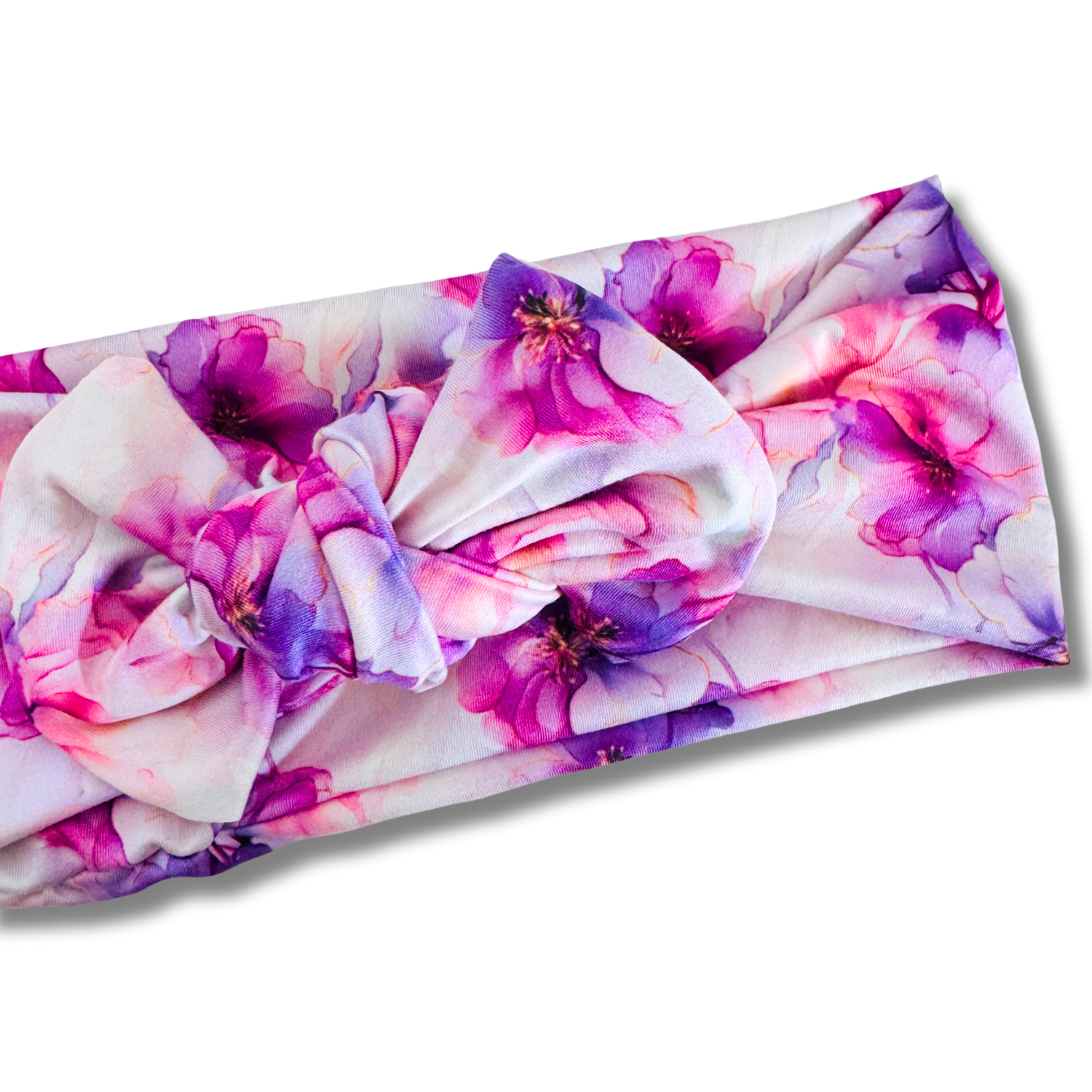 Pink & Violet Blooms Sweetie Headband Sewing Sweethearts