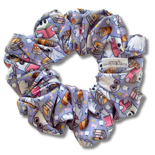 Hot Ghouls Read Scrunchie Sewing Sweethearts