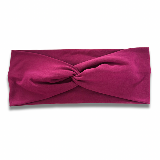 Raspberry Sweetheart Headband (or removable tie option) Sewing Sweethearts Sweetheart