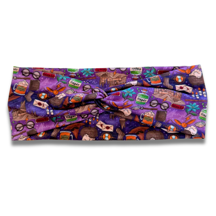Wizards (v2) Sweetheart Headband (or removable tie option) Sewing Sweethearts Sweetheart