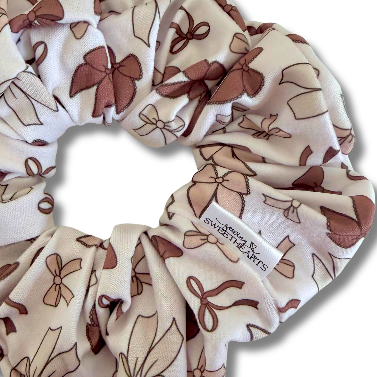 Autumn Bows Scrunchie Sewing Sweethearts