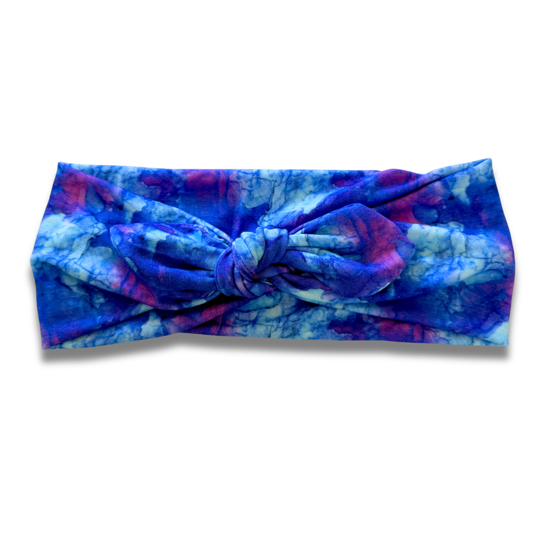 Aquamarine Sweetheart Headband (or removable tie option) Sewing Sweethearts Sweetheart with Removable Tie