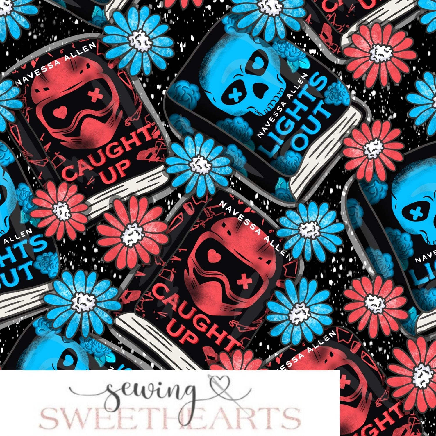 Into Darkness Minky Blanket PREORDER (~4 weeks before shipping) Sewing Sweethearts