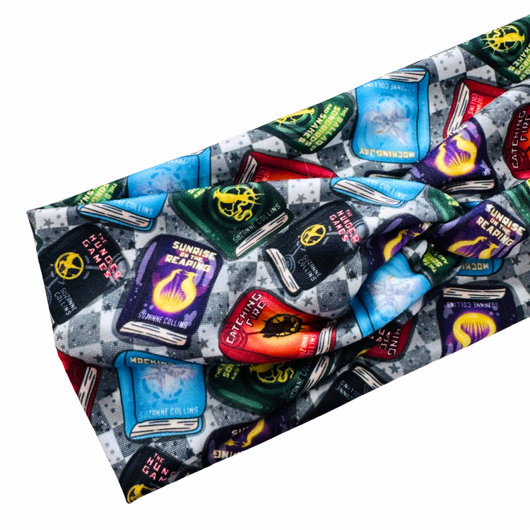 Hunger Trilogy Books Sweetheart Headband (or removable tie option) Sewing Sweethearts