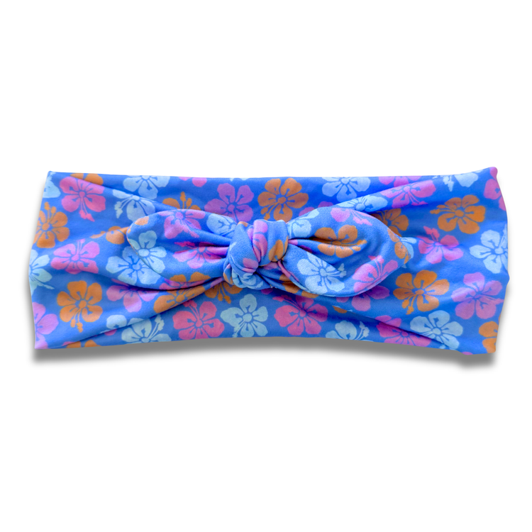 Aloha Blooms Sweetheart Headband (or removable tie option) Sewing Sweethearts Sweetheart with Removable Tie
