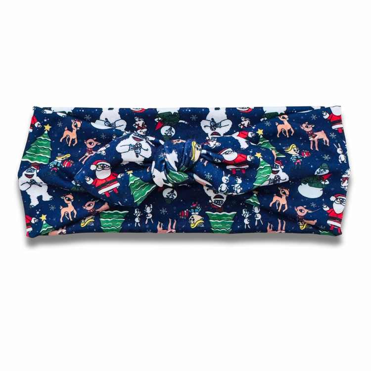 Rudolph Christmas Adventure Sweetheart Headband (or removable tie option) Sewing Sweethearts Sweetheart with Removable Tie