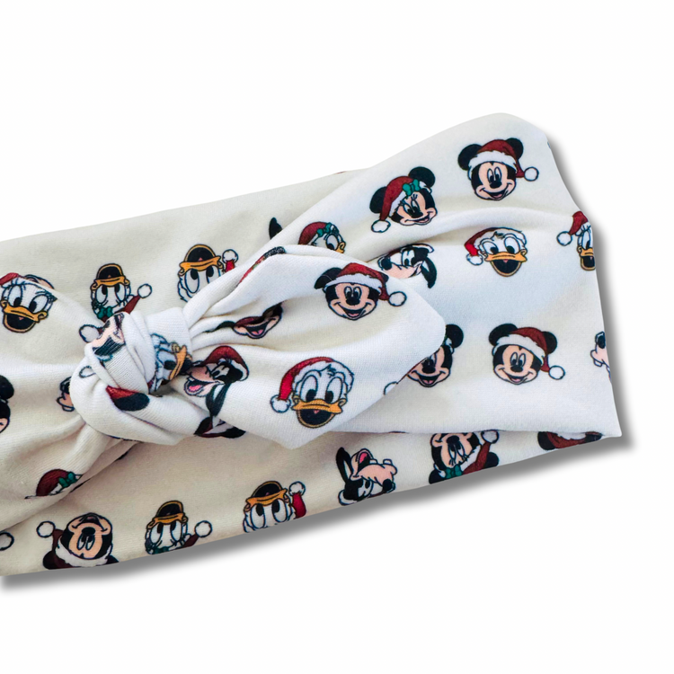 Merry Mousemas Sweetheart Headband (or removable tie option)