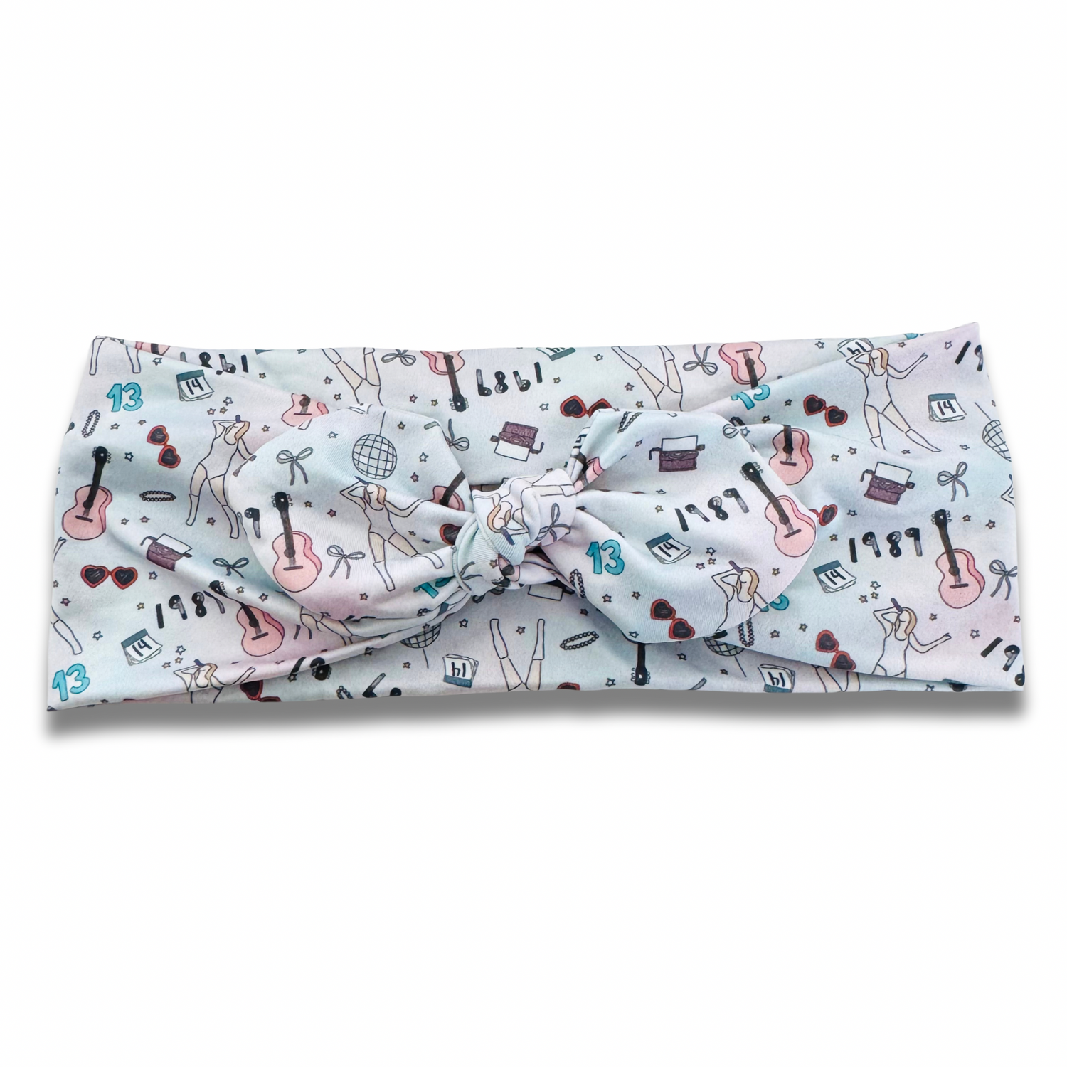 1989 Sweetheart Headband (or removable tie option) Sewing Sweethearts Sweetheart with Removable Tie