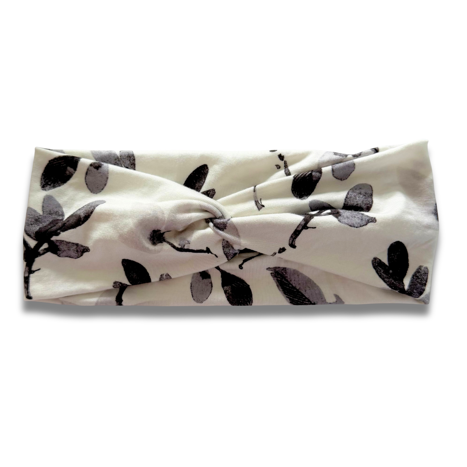 Black & White Garden Sweetheart Headband (or removable tie option) Sewing Sweethearts Sweetheart