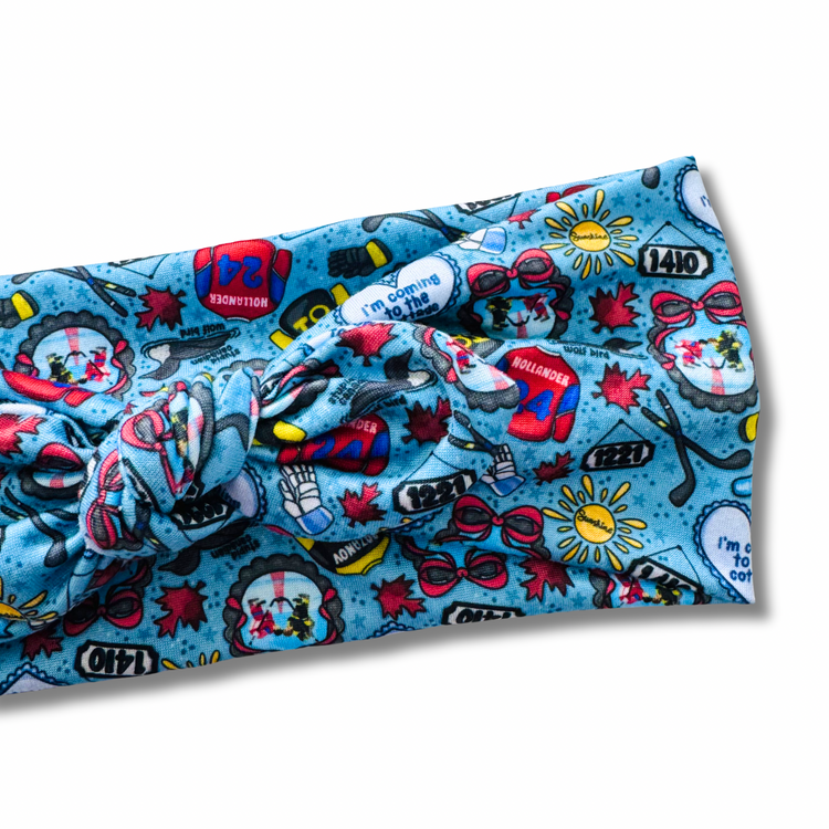 Heated Romance Sweetheart Headband (or removable tie option) Sewing Sweethearts