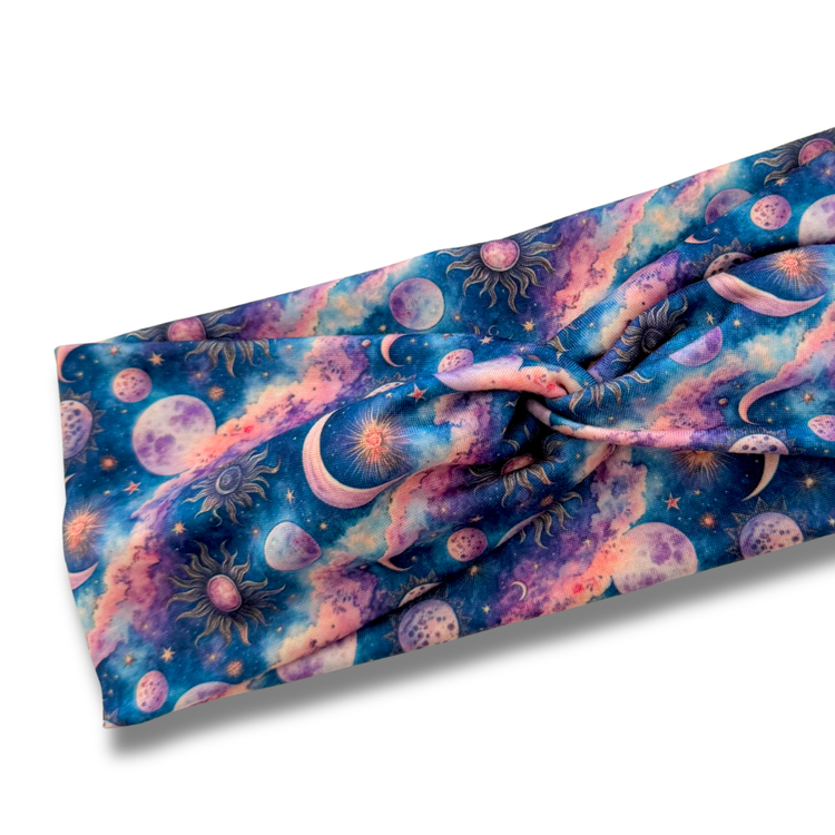 Celestial Sweetheart Headband (or removable tie option) Sewing Sweethearts