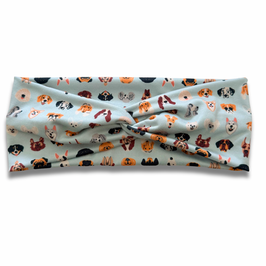Pups Sweetheart Headband (or removable tie option) Sewing Sweethearts Sweetheart