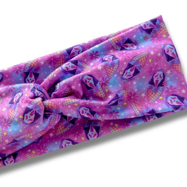 Ice Scream Sweetheart Headband (or removable tie option) Sewing Sweethearts
