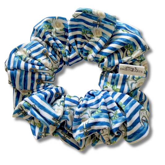 Anchors Scrunchie Sewing Sweethearts